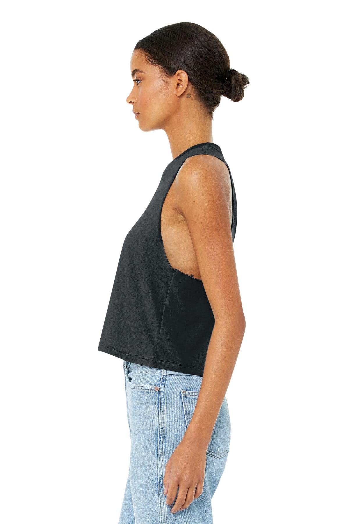 BELLA+CANVAS ® Women's Racerback Cropped Tank. BC6682 - DFW Impression