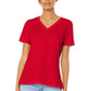 BELLA+CANVAS ® Women's Relaxed Jersey Short Sleeve V-Neck Tee. BC6405 - DFW Impression