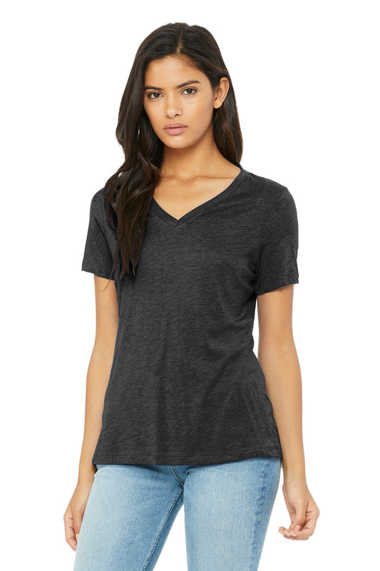 BELLA+CANVAS® Women's Relaxed Triblend V-Neck Tee BC6415 - DFW Impression