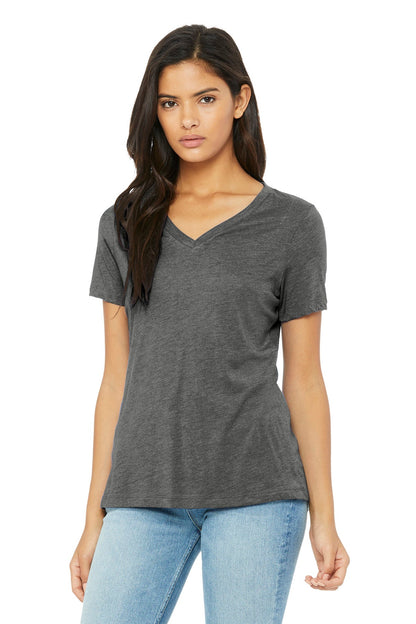 BELLA+CANVAS® Women's Relaxed Triblend V-Neck Tee BC6415 - DFW Impression