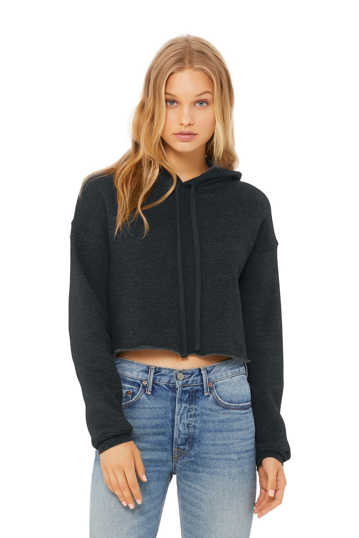 BELLA+CANVAS ® Women's Sponge Fleece Cropped Fleece Hoodie. BC7502 - DFW Impression