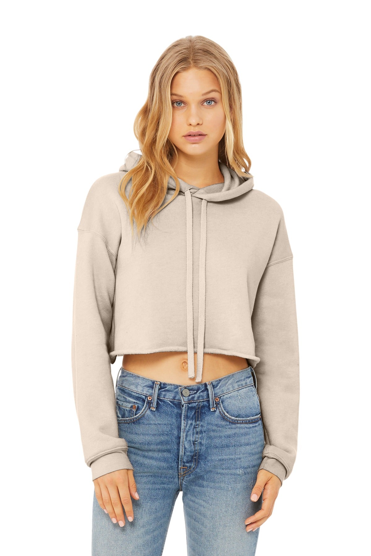 BELLA+CANVAS ® Women's Sponge Fleece Cropped Fleece Hoodie. BC7502 - DFW Impression