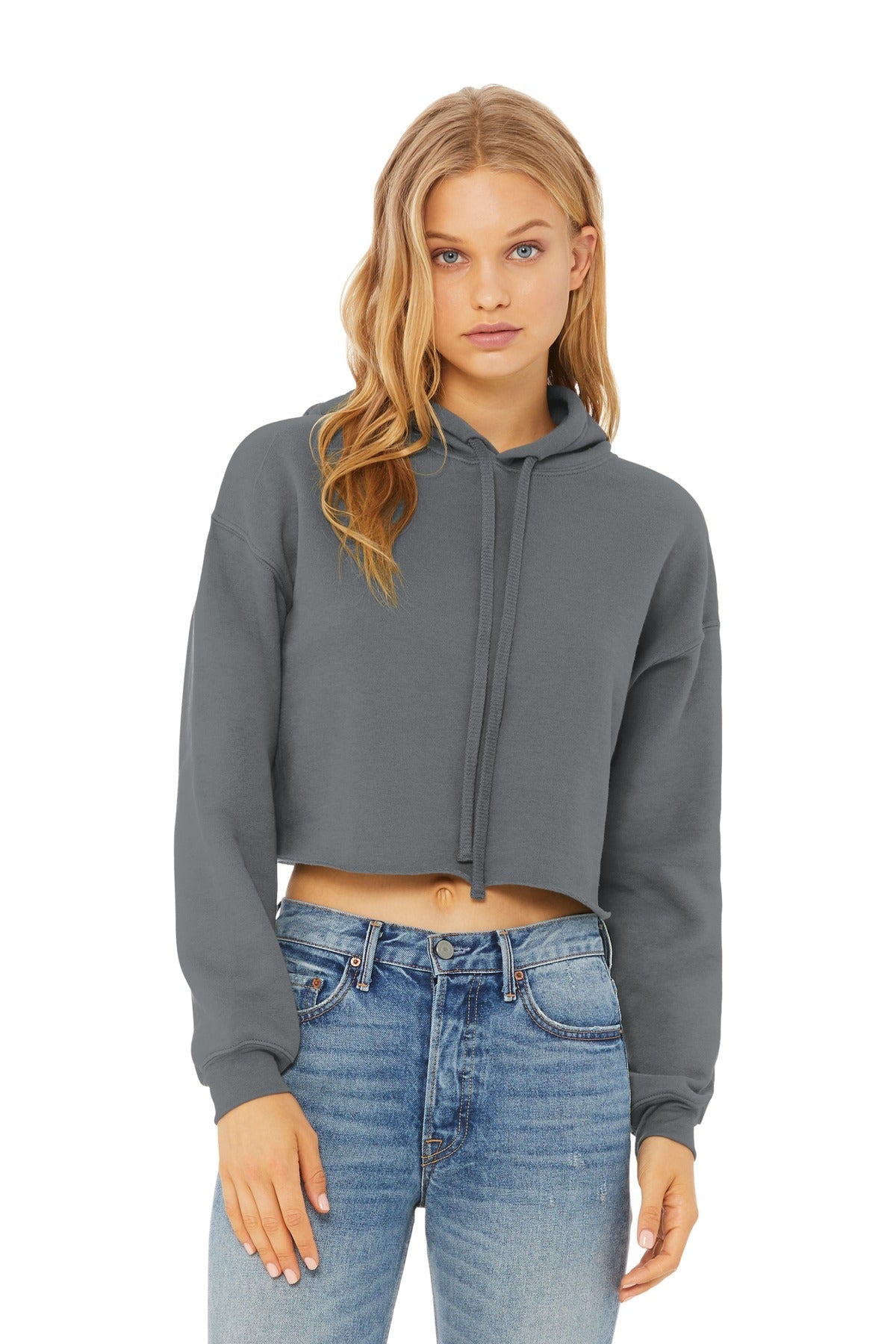 BELLA+CANVAS ® Women's Sponge Fleece Cropped Fleece Hoodie. BC7502 - DFW Impression