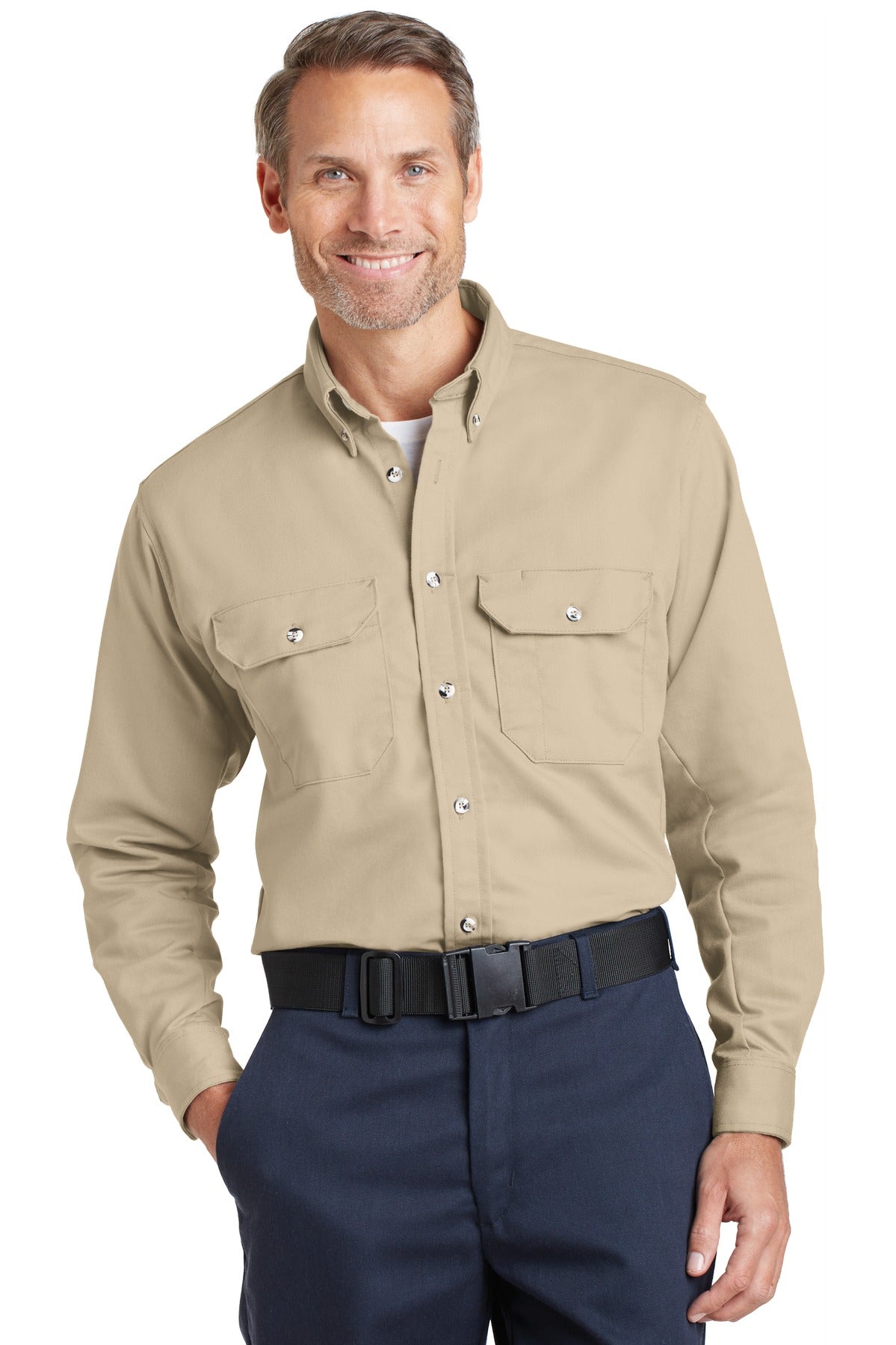 Bulwark® EXCEL FR® ComforTouch® Dress Uniform Shirt. SLU2 - DFW Impression