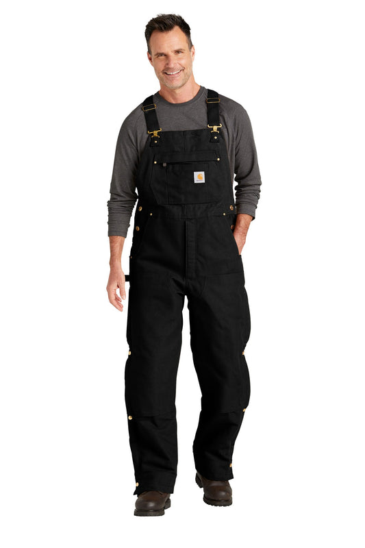 Carhartt® Firm Duck Insulated Bib Overalls CT104393 - DFW Impression