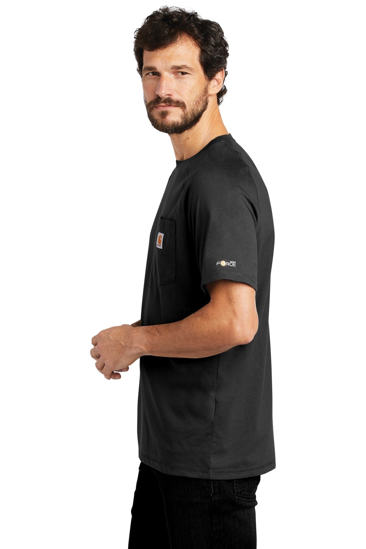 Carhartt Force ® Cotton Delmont Short Sleeve T-Shirt. CT100410 - DFW Impression