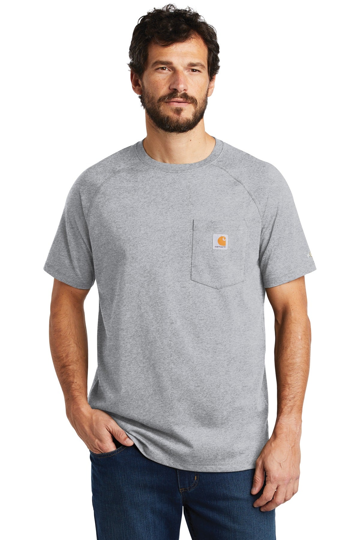 Carhartt Force ® Cotton Delmont Short Sleeve T-Shirt. CT100410 - DFW Impression