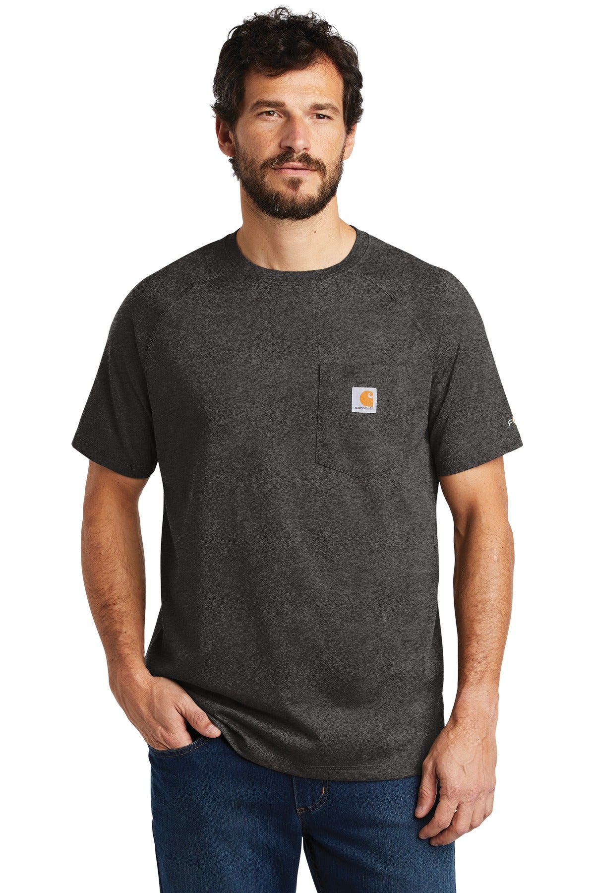 Carhartt Force ® Cotton Delmont Short Sleeve T-Shirt. CT100410 - DFW Impression