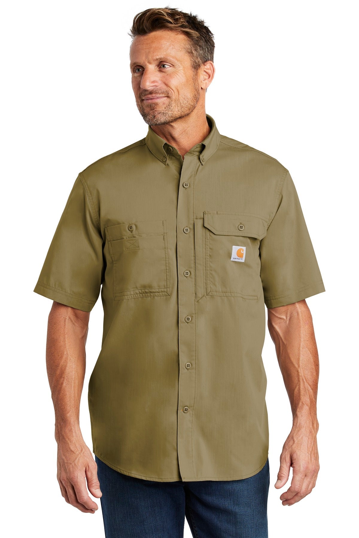Carhartt Force ® Ridgefield Solid Short Sleeve Shirt. CT102417 - DFW Impression