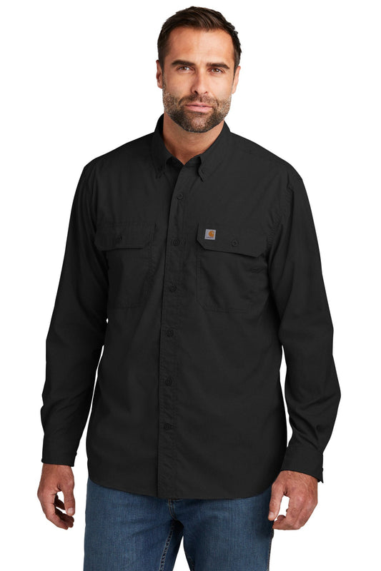 Carhartt Force® Solid Long Sleeve Shirt CT105291 - DFW Impression