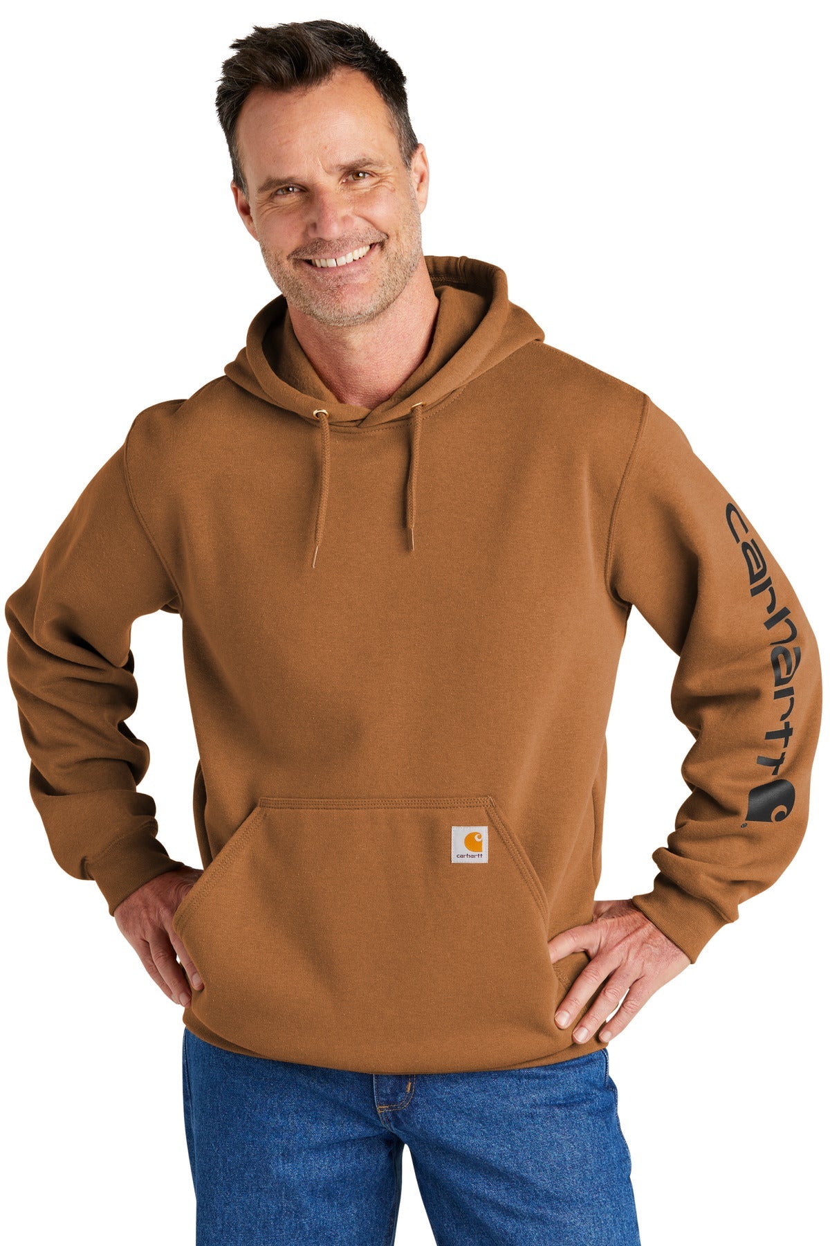 Carhartt® Midweight Hooded Logo Sweatshirt CTK288 - DFW Impression