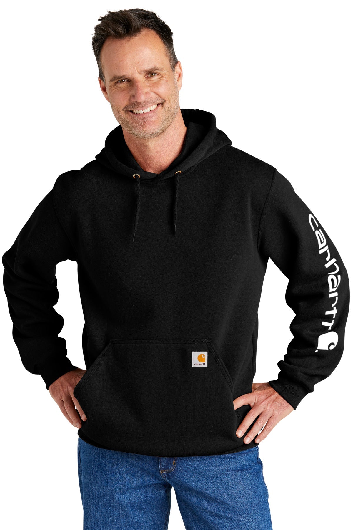 Carhartt® Midweight Hooded Logo Sweatshirt CTK288 - DFW Impression