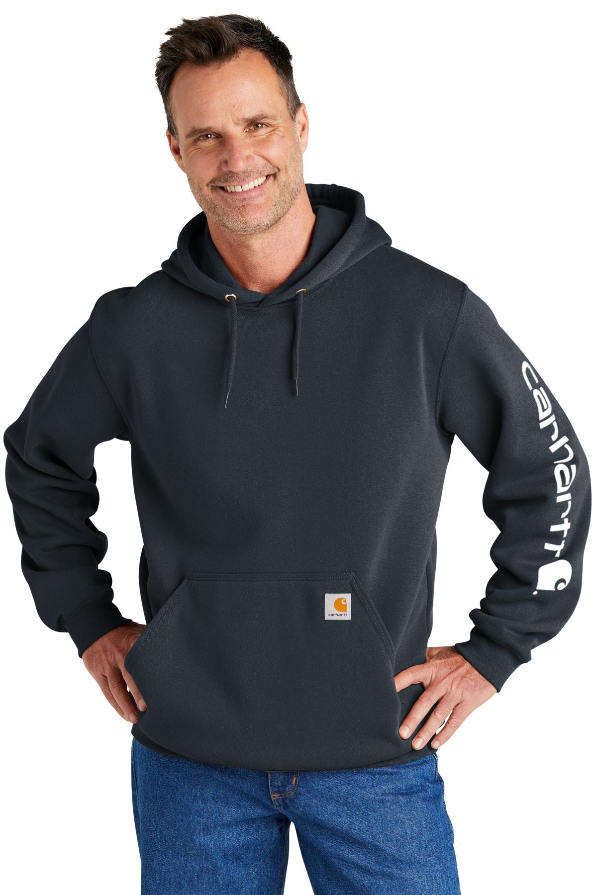 Carhartt® Midweight Hooded Logo Sweatshirt CTK288 - DFW Impression
