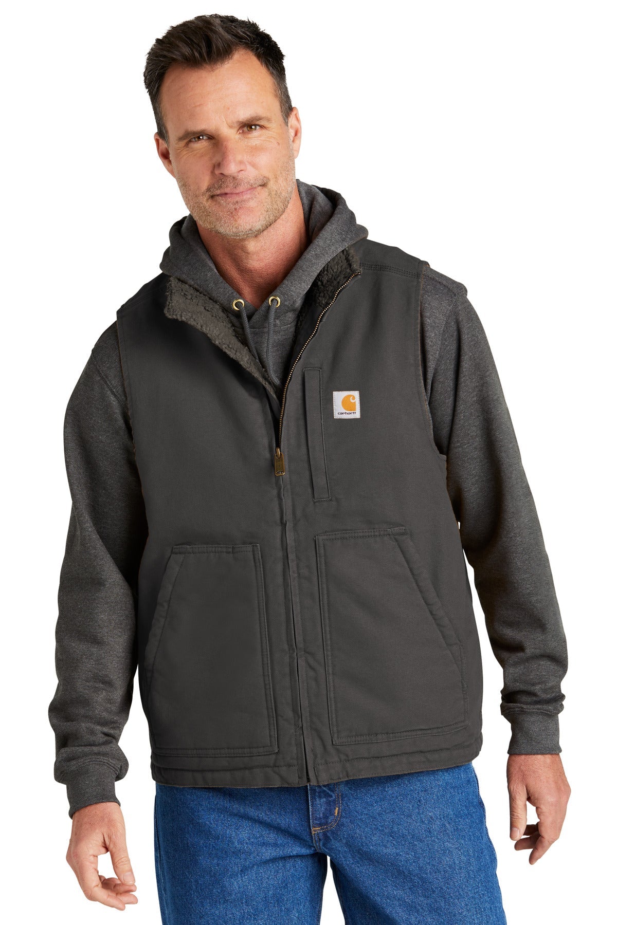 Carhartt® Sherpa-Lined Mock Neck Vest CT104277 - DFW Impression