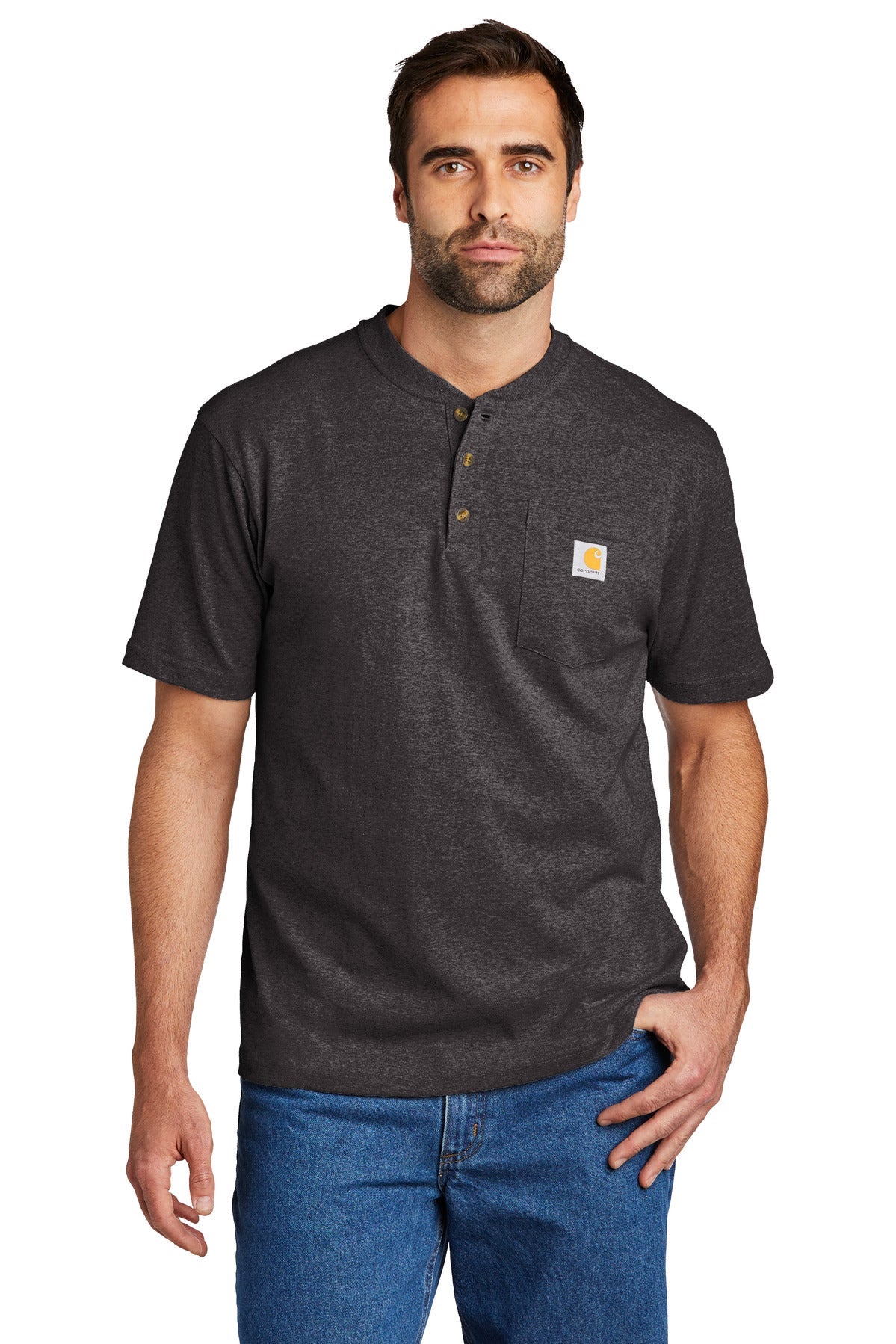 Carhartt® Short Sleeve Henley T-Shirt CTK84 - DFW Impression