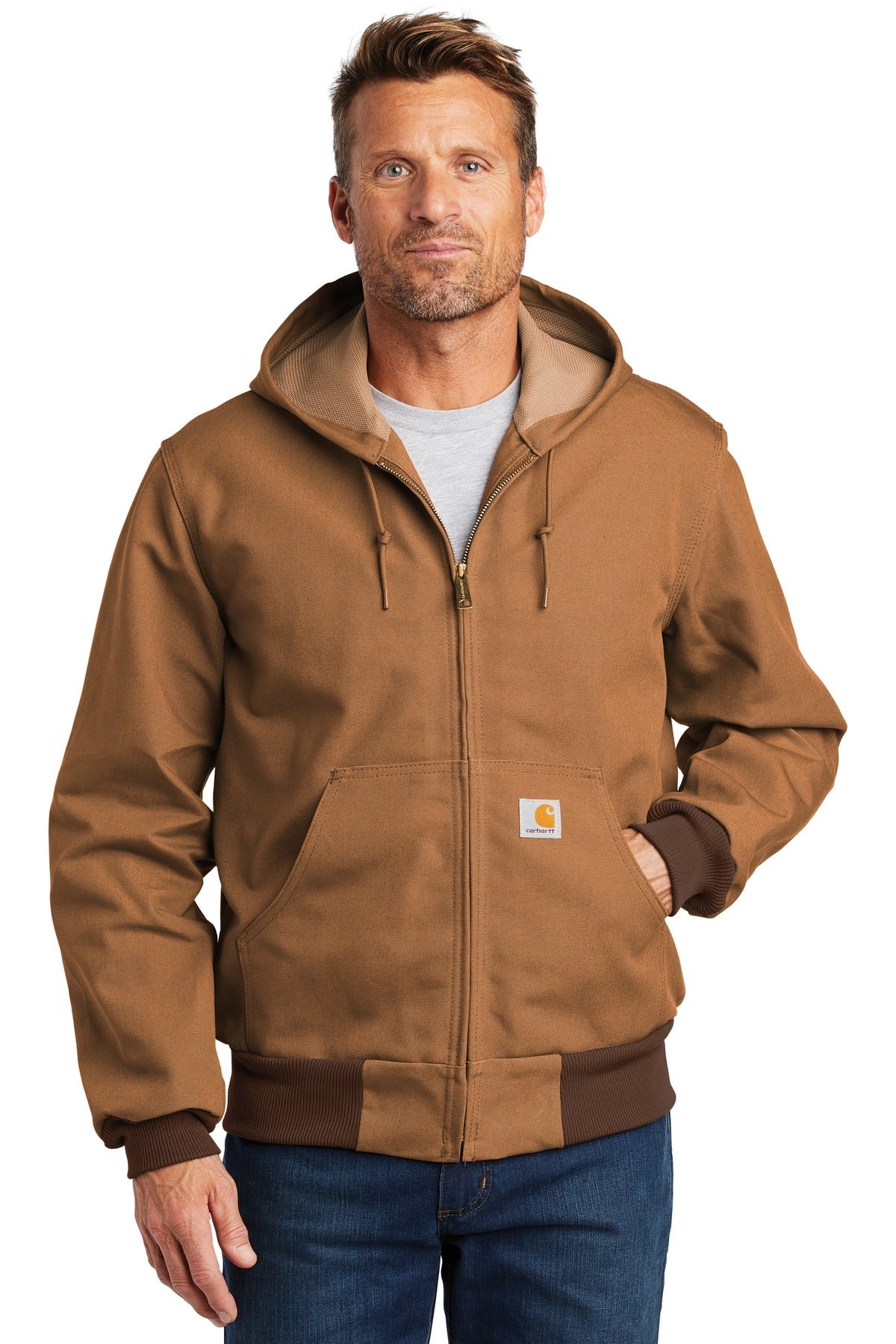 Carhartt ® Thermal-Lined Duck Active Jac. CTJ131 - DFW Impression