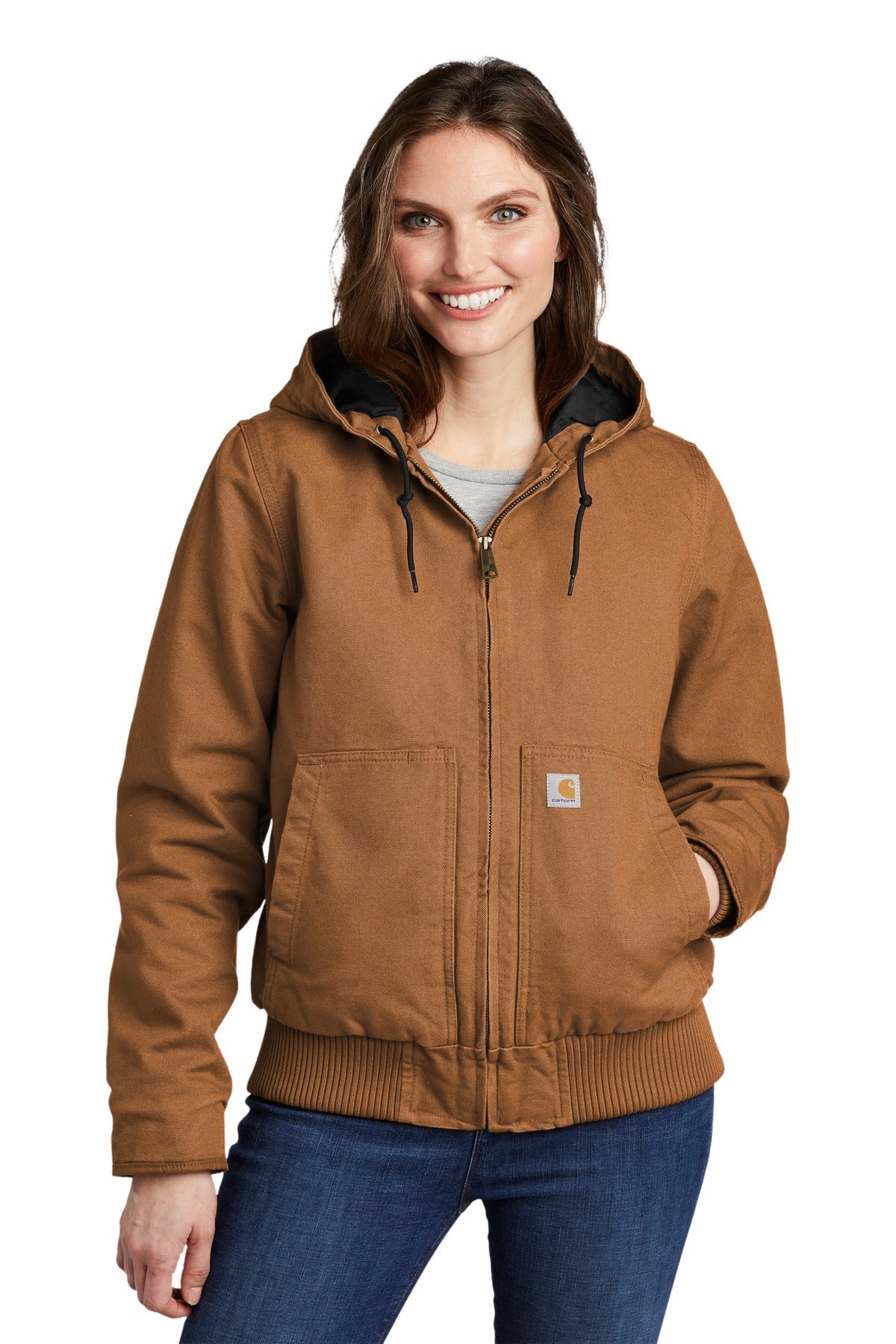 Carhartt® Women's Washed Duck Active Jac. CT104053 - DFW Impression