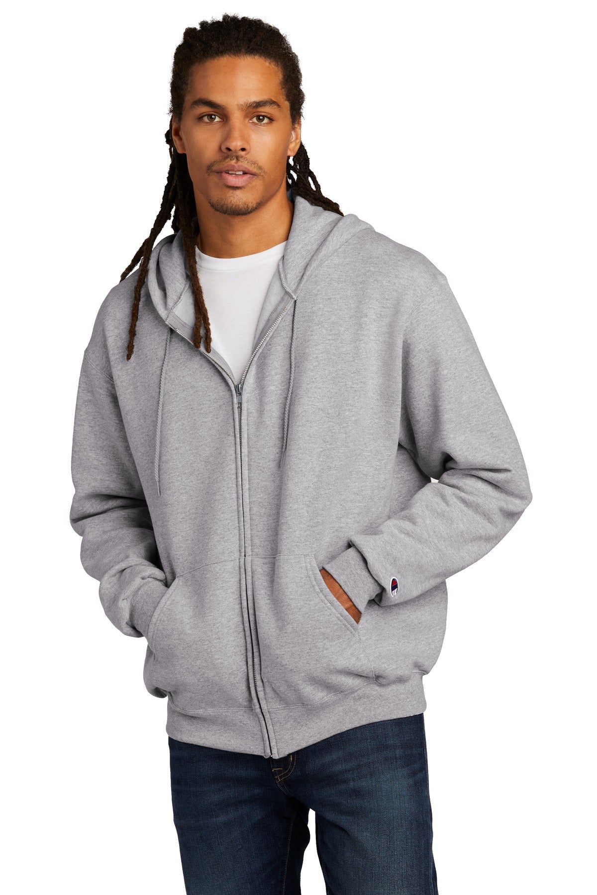 Champion® Powerblend® Full-Zip Hoodie.S800 - DFW Impression