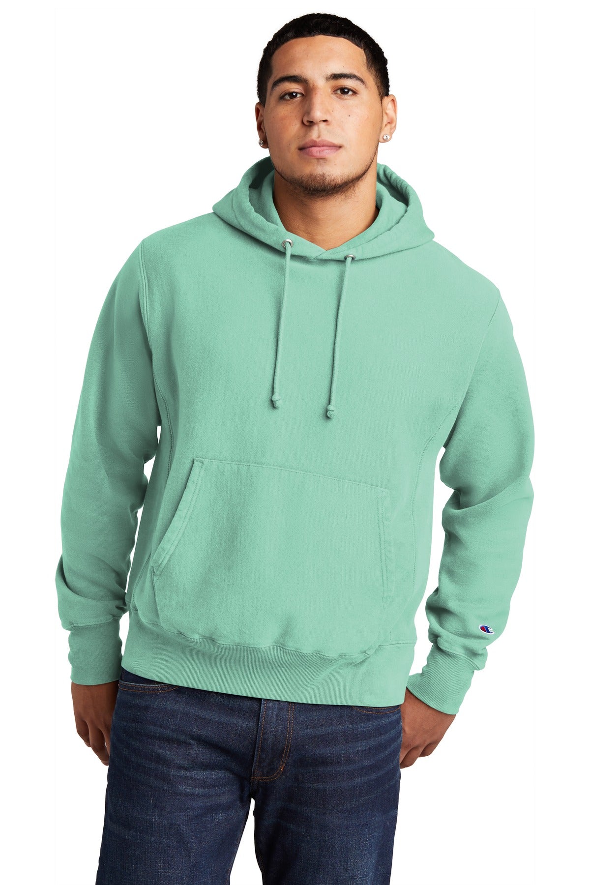Champion ® Reverse Weave ® Garment-Dyed Hooded Sweatshirt. GDS101 - DFW Impression