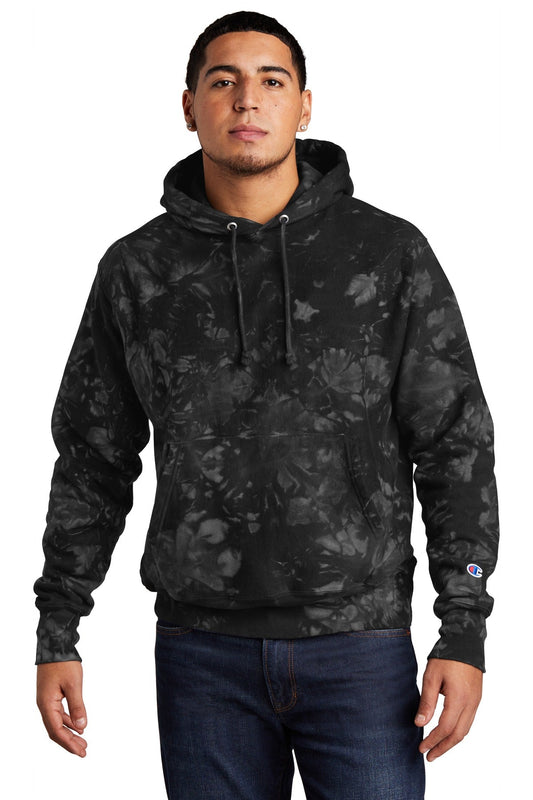 Champion ® Reverse Weave ® Scrunch-Dye Tie-Dye Hooded Sweatshirt. TDS101 - DFW Impression