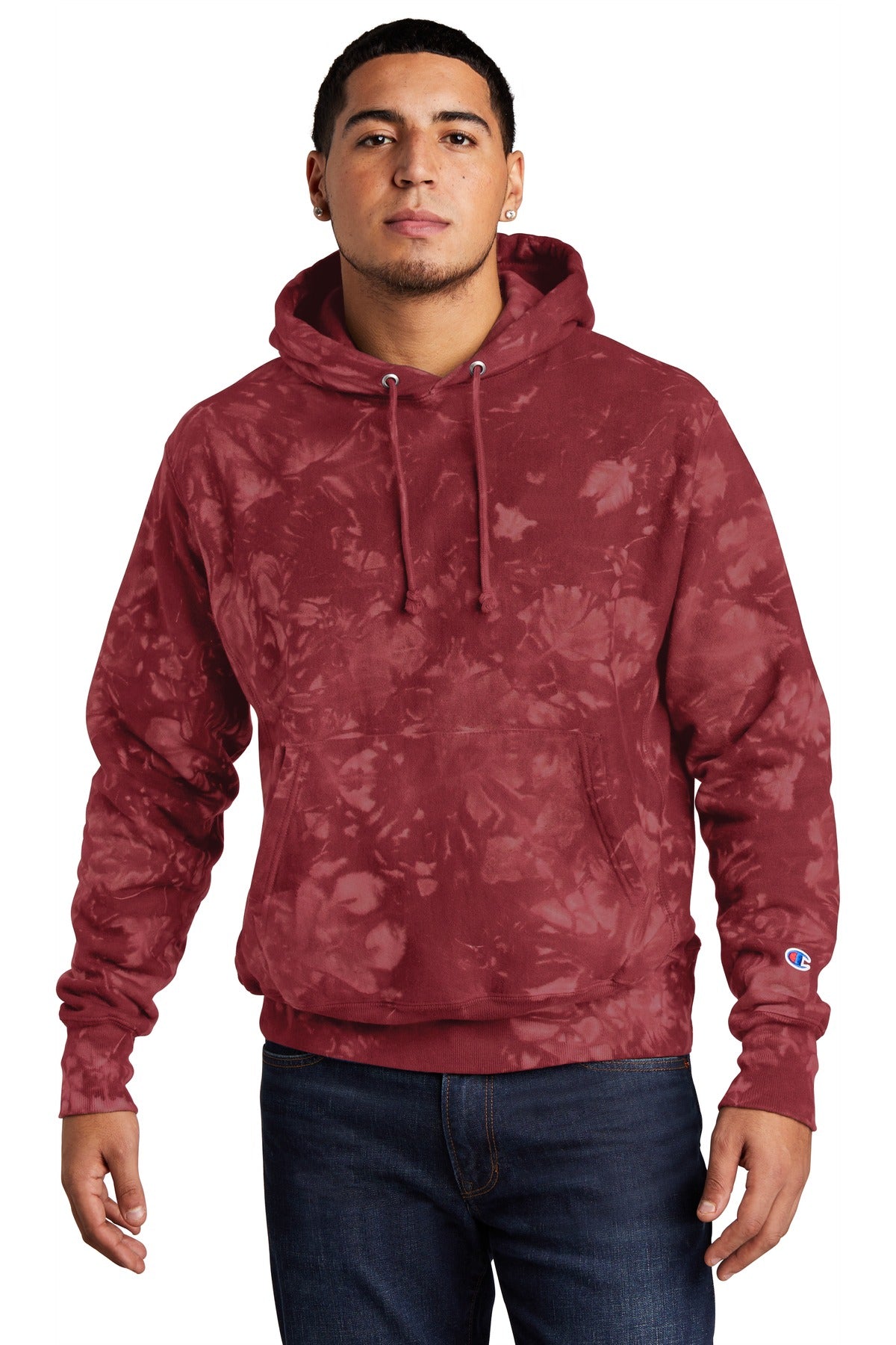 Champion ® Reverse Weave ® Scrunch-Dye Tie-Dye Hooded Sweatshirt. TDS101 - DFW Impression