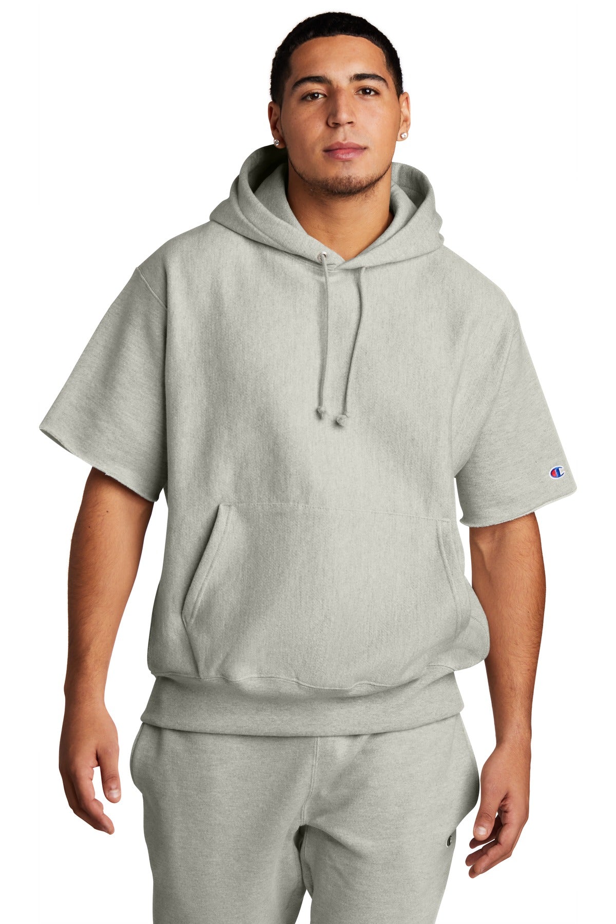 Champion ® Reverse Weave ® Short Sleeve Hooded Sweatshirt S101SS - DFW Impression