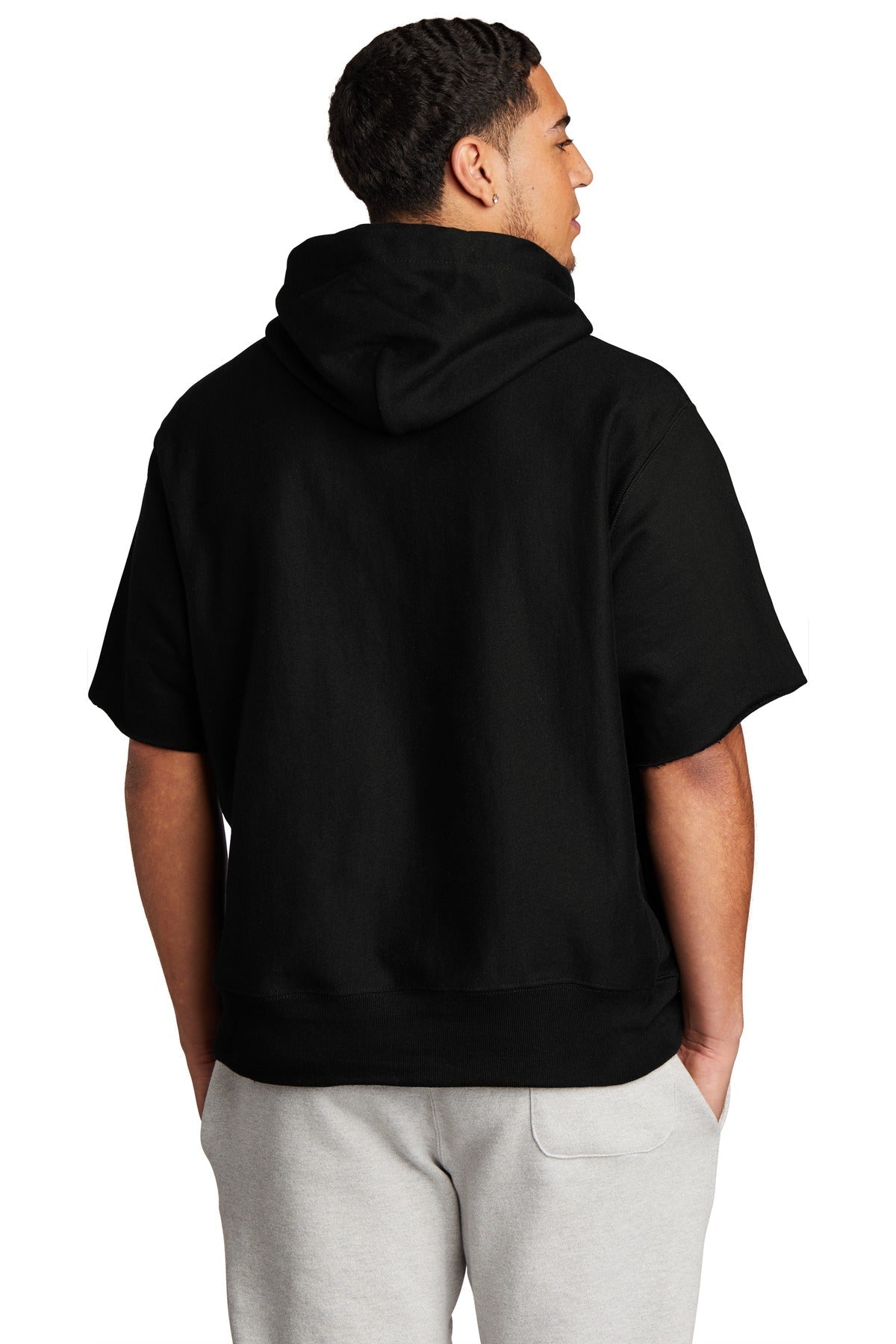 Champion ® Reverse Weave ® Short Sleeve Hooded Sweatshirt S101SS - DFW Impression