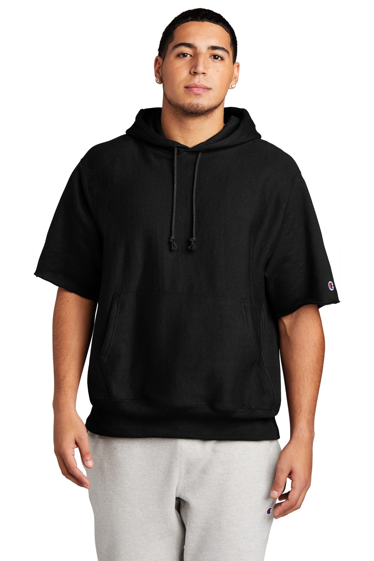 Champion ® Reverse Weave ® Short Sleeve Hooded Sweatshirt S101SS - DFW Impression