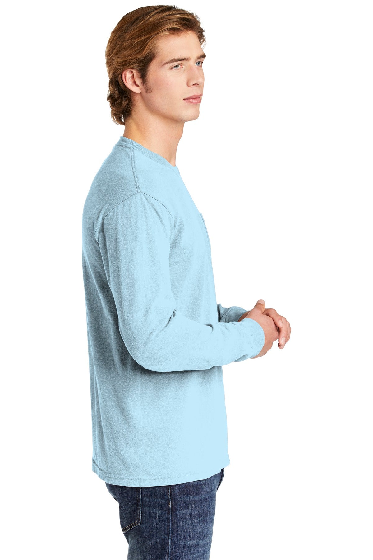 COMFORT COLORS ® Heavyweight Ring Spun Long Sleeve Pocket