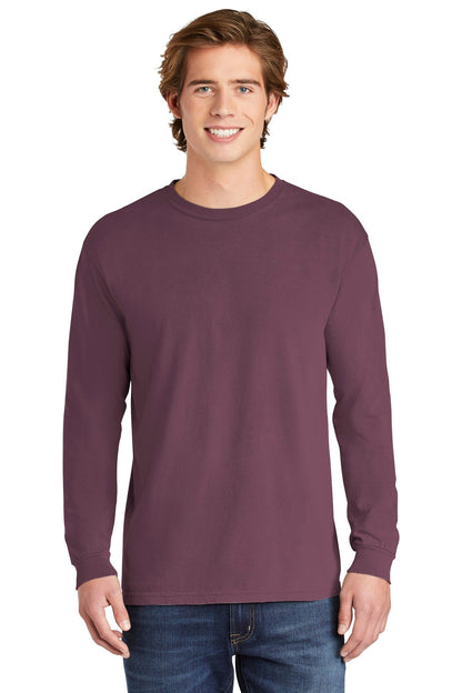 COMFORT COLORS ® Heavyweight Ring Spun Long Sleeve Tee. 6014 [Berry] - DFW Impression