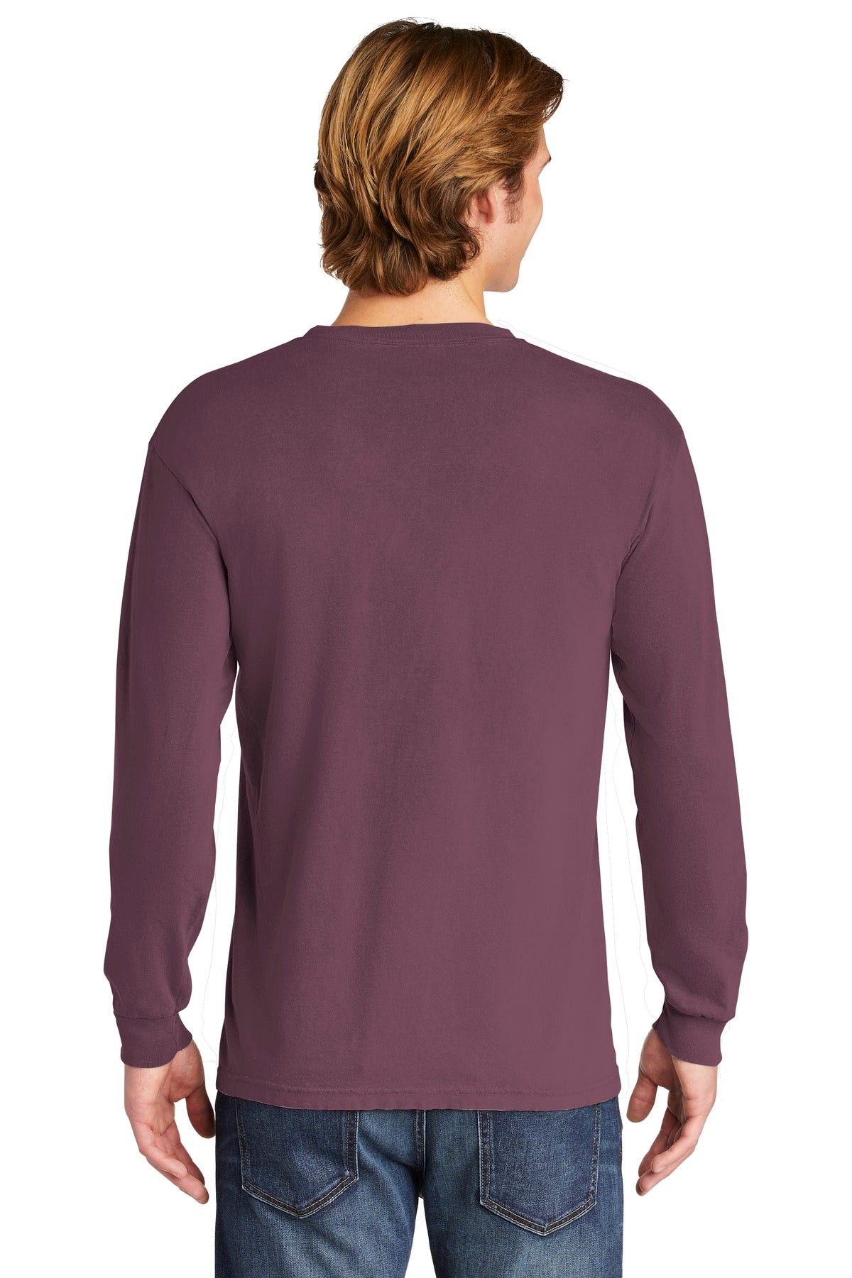 COMFORT COLORS ® Heavyweight Ring Spun Long Sleeve Tee. 6014 [Berry] - DFW Impression