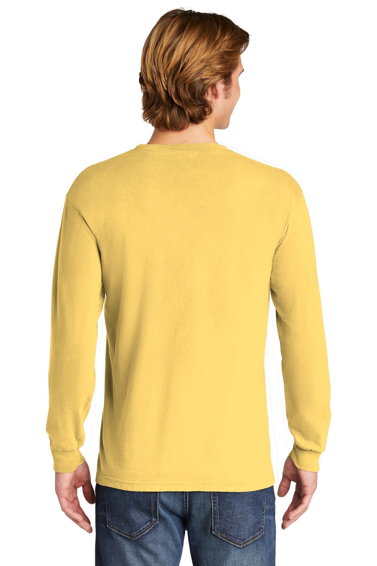 COMFORT COLORS ® Heavyweight Ring Spun Long Sleeve Tee. 6014 [Butter] - DFW Impression