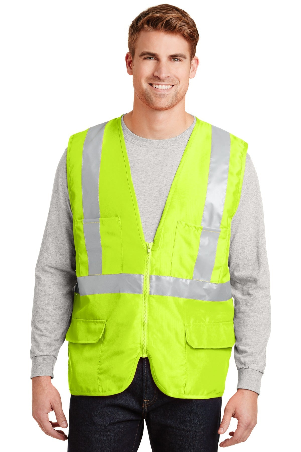 CornerStone® - ANSI 107 Class 2 Mesh Back Safety Vest. CSV405 - DFW Impression