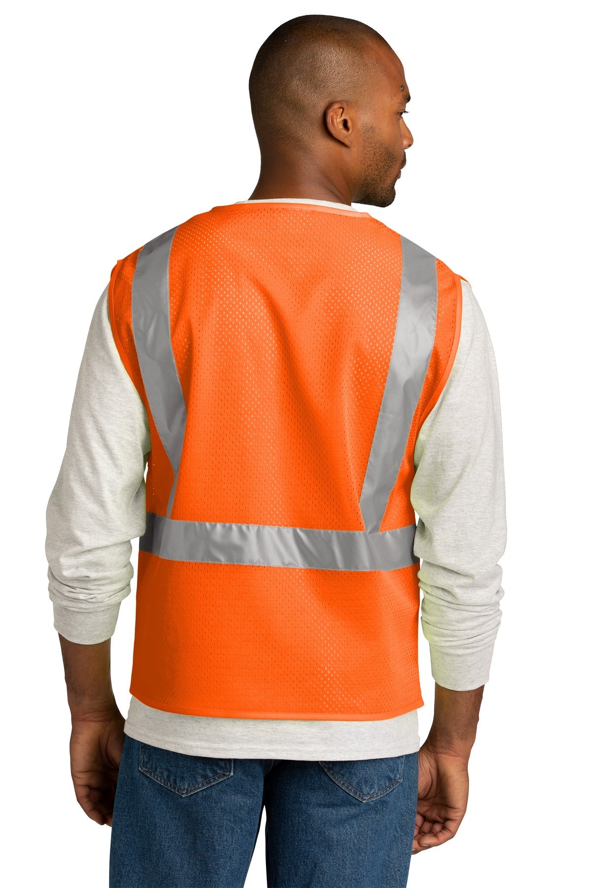 CornerStone ® ANSI 107 Class 2 Mesh Zippered Vest. CSV102 - DFW Impression