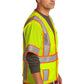 CornerStone ® ANSI 107 Class 3 Surveyor Mesh Zippered Two-Tone Short Sleeve Vest. CSV106 - DFW Impression