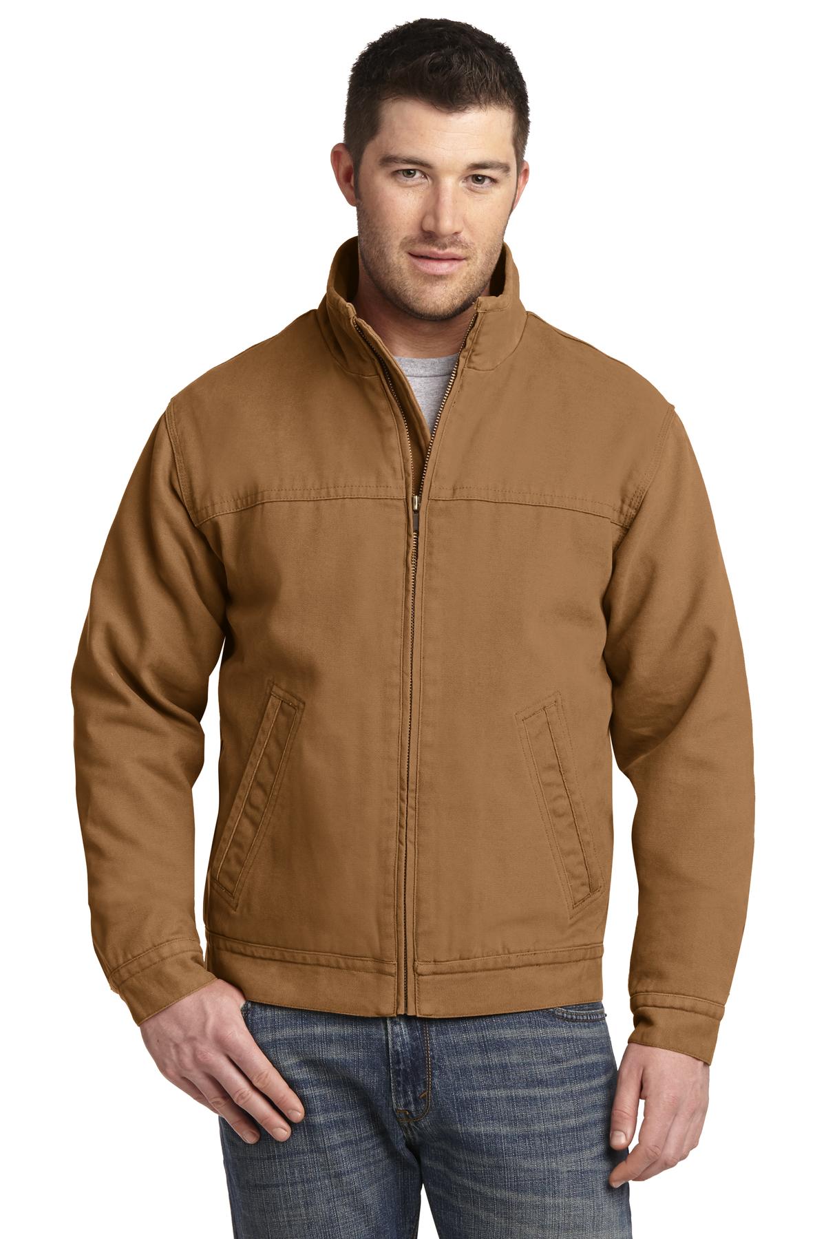 CornerStone® Washed Duck Cloth Flannel-Lined Work Jacket. CSJ40 - DFW Impression