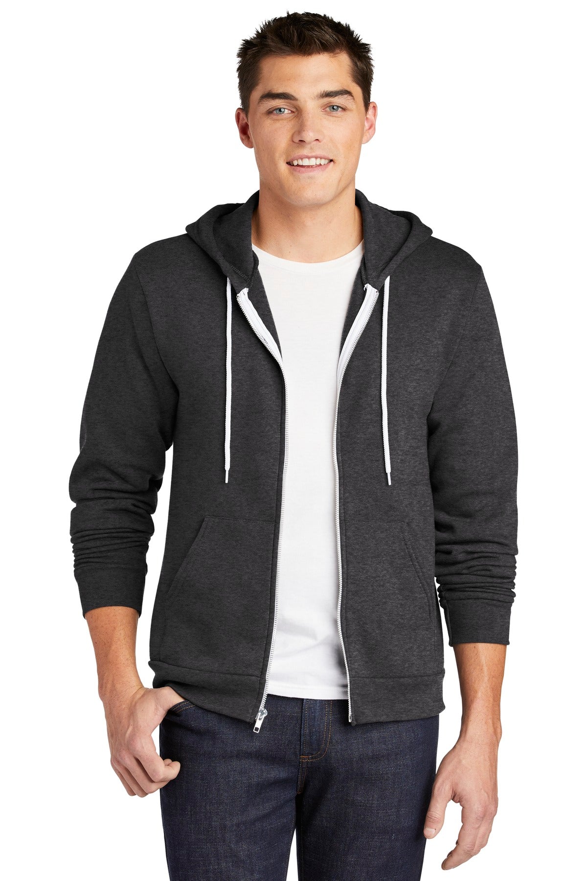 DISCONTINUED American Apparel ® Flex Fleece Zip Hoodie. F497W - DFW Impression