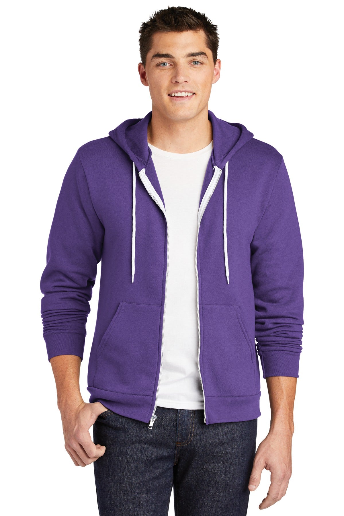 DISCONTINUED American Apparel ® Flex Fleece Zip Hoodie. F497W - DFW Impression