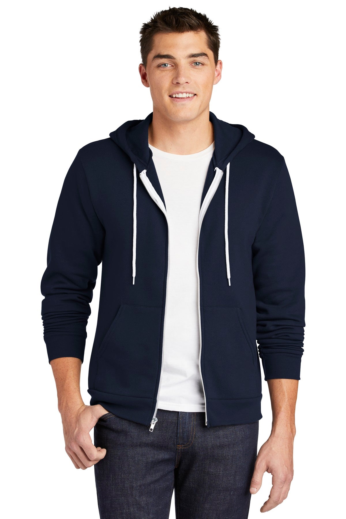 DISCONTINUED American Apparel ® Flex Fleece Zip Hoodie. F497W - DFW Impression