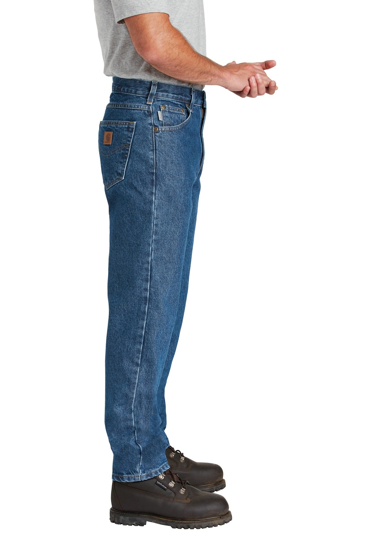 DISCONTINUED Carhartt ® Relaxed-Fit Tapered-Leg Jean . CTB17 - DFW Impression