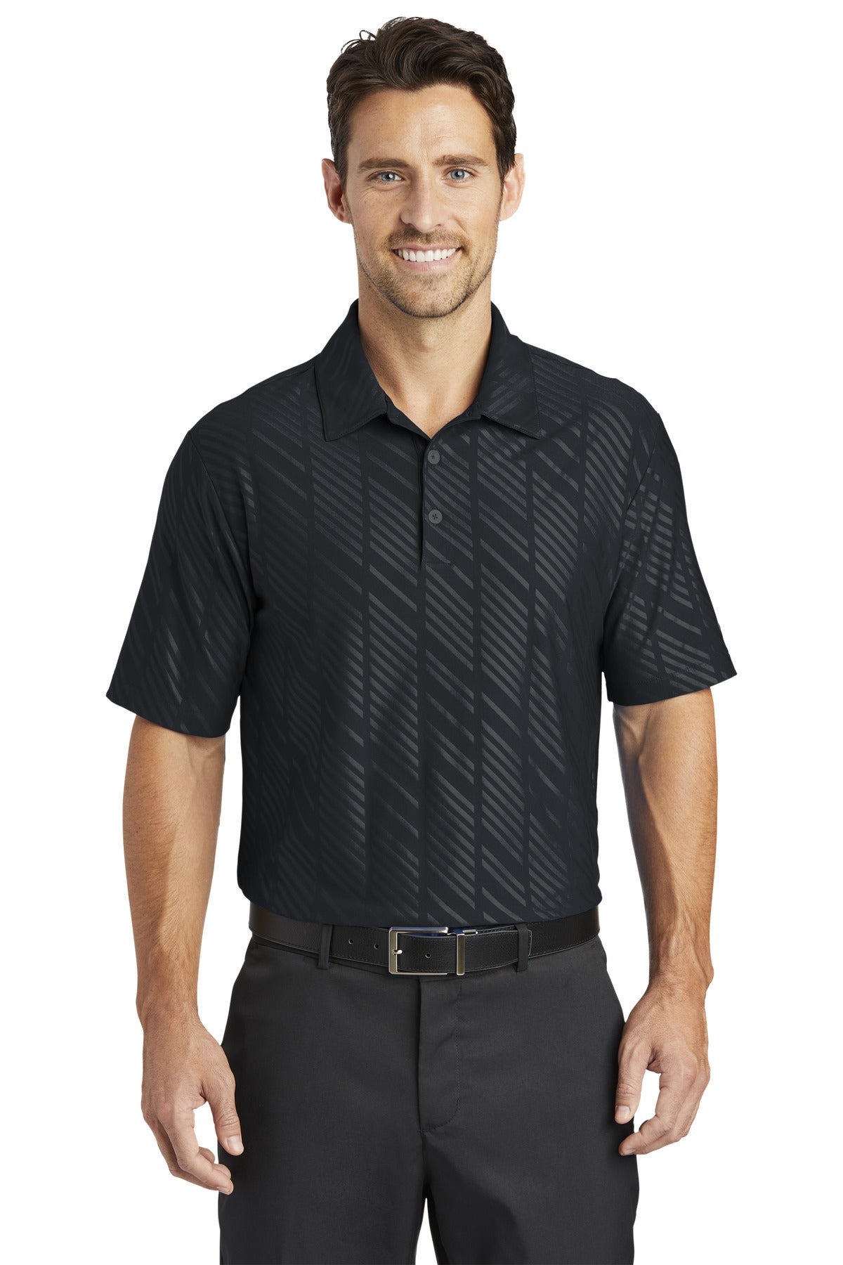 DISCONTINUED Nike Dri-FIT Embossed Polo. 632412 - DFW Impression