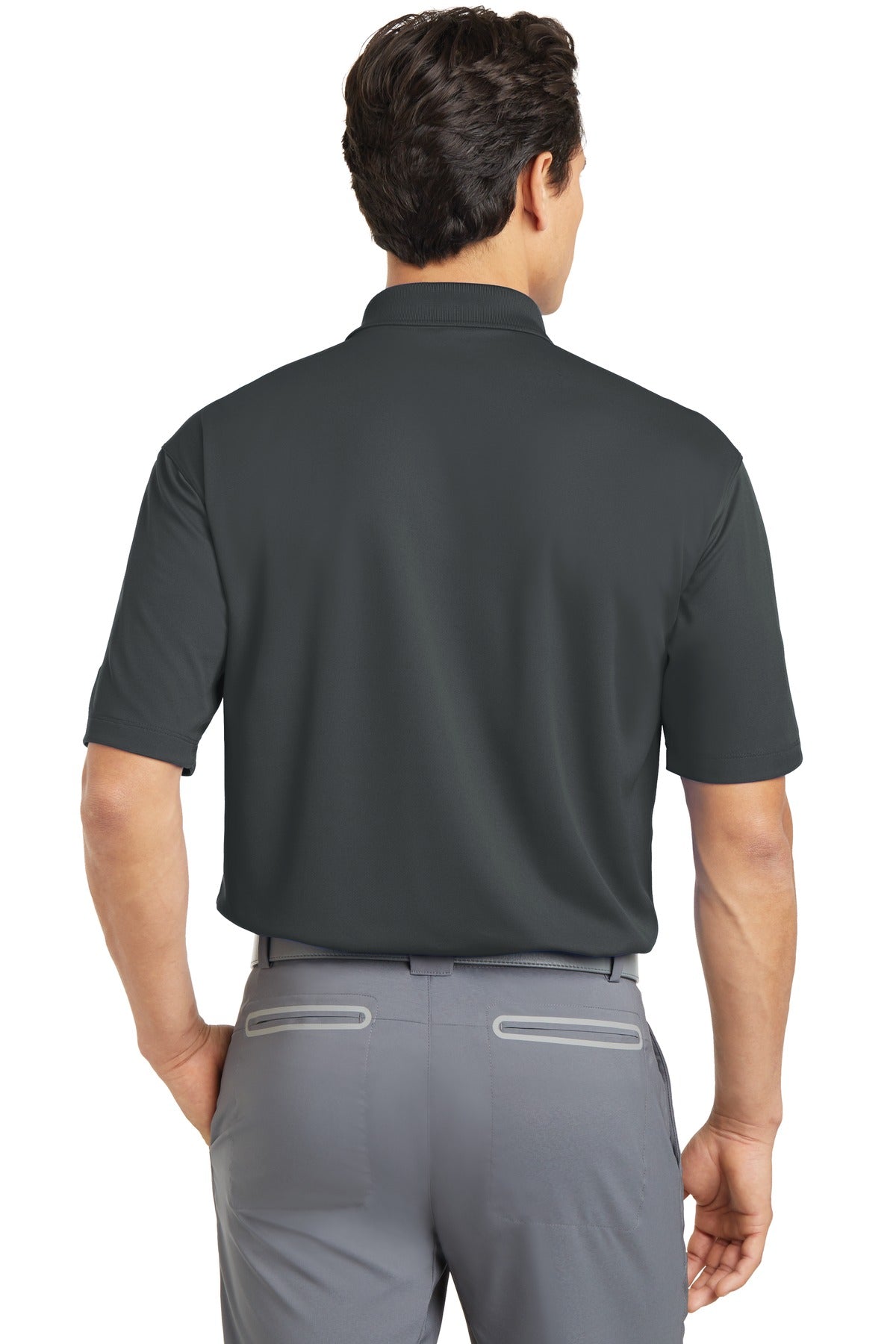 DISCONTINUED Nike Dri-FIT Micro Pique Polo. 363807 [Anthracite] - DFW Impression