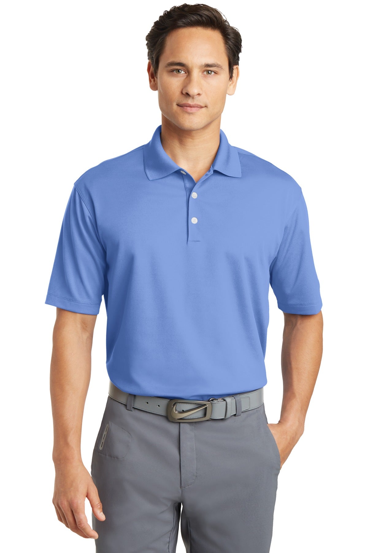 DISCONTINUED Nike Dri-FIT Micro Pique Polo. 363807 [Valor Blue] - DFW Impression