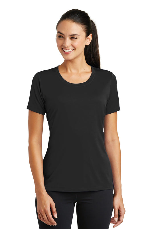 DISCONTINUED Sport-Tek® Ladies PosiCharge® Tough Tee™. LST320 [Black] - DFW Impression