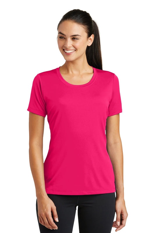 DISCONTINUED Sport-Tek® Ladies PosiCharge® Tough Tee™. LST320 [Pink Raspberry] - DFW Impression