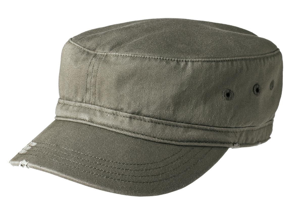 District® Distressed Military Hat. DT605 - DFW Impression