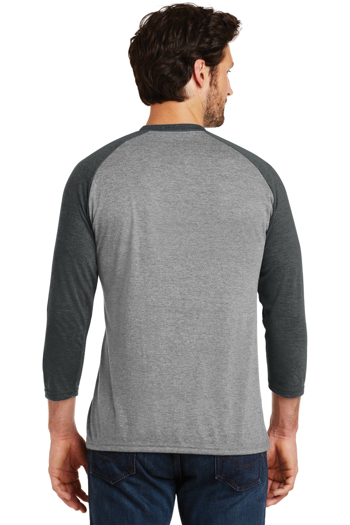 District ® Perfect Tri® 3/4-Sleeve Raglan. DM136 - DFW Impression