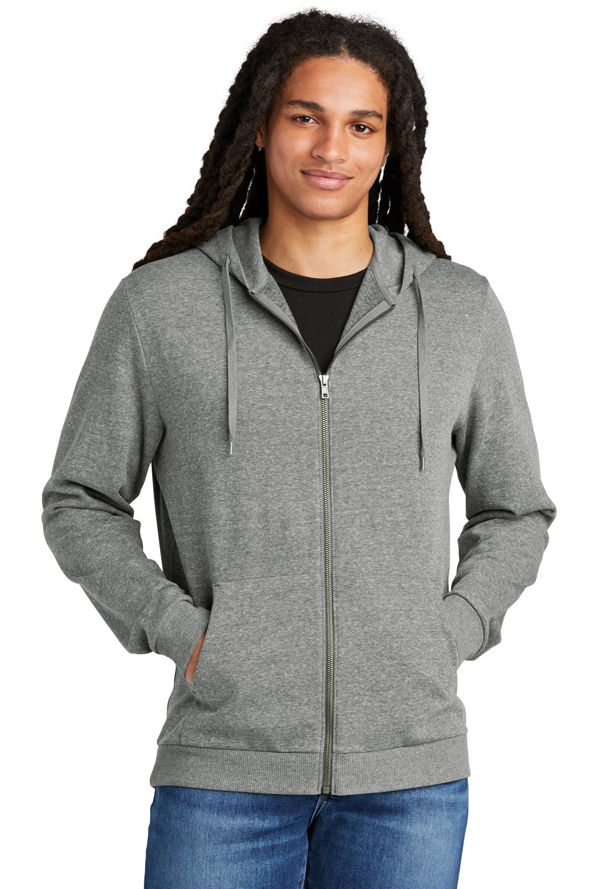 District® Perfect Tri® Fleece Full-Zip Hoodie DT1302 - DFW Impression