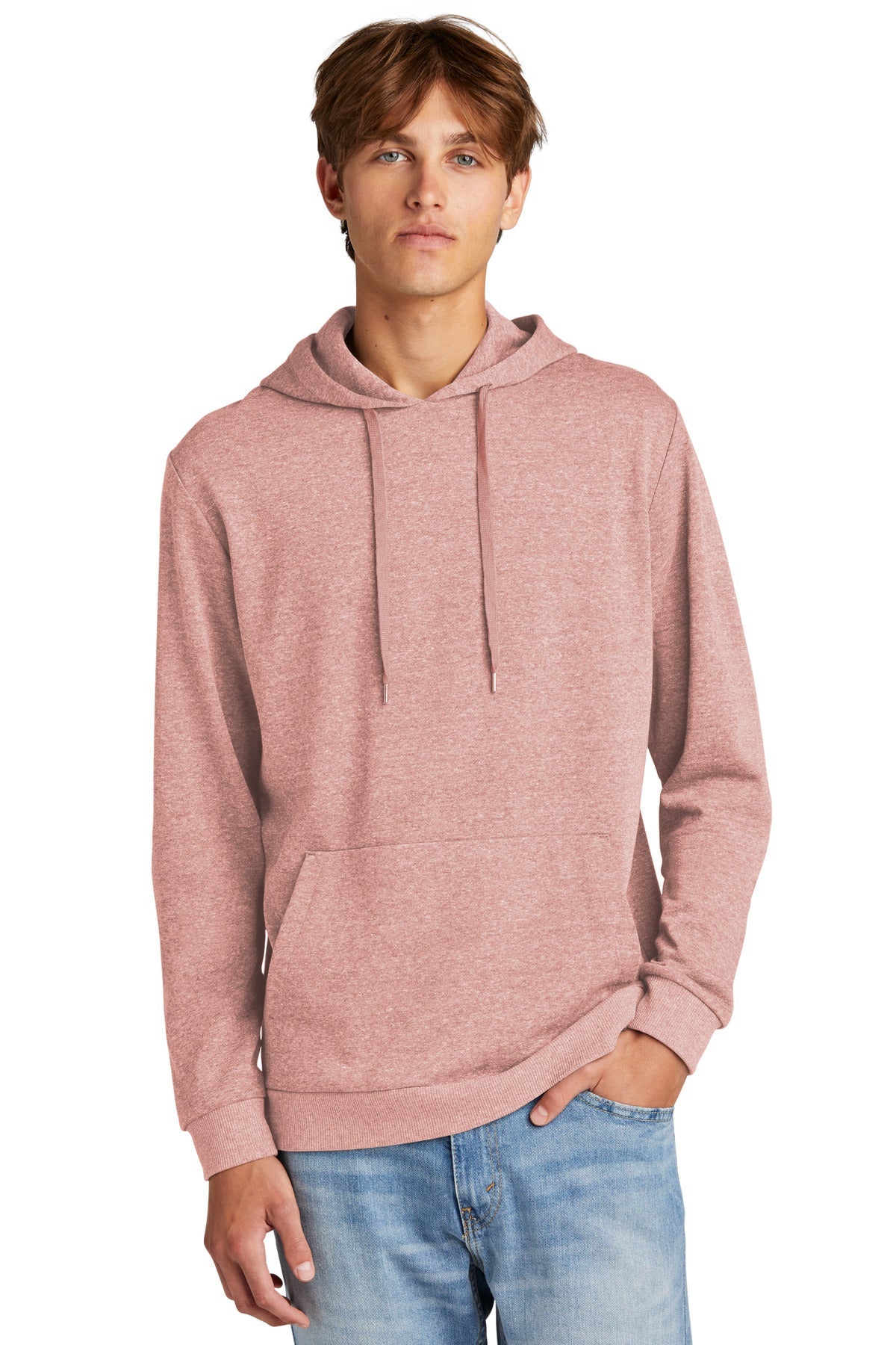 District® Perfect Tri® Fleece Pullover Hoodie DT1300 [Blush Frost] - DFW Impression