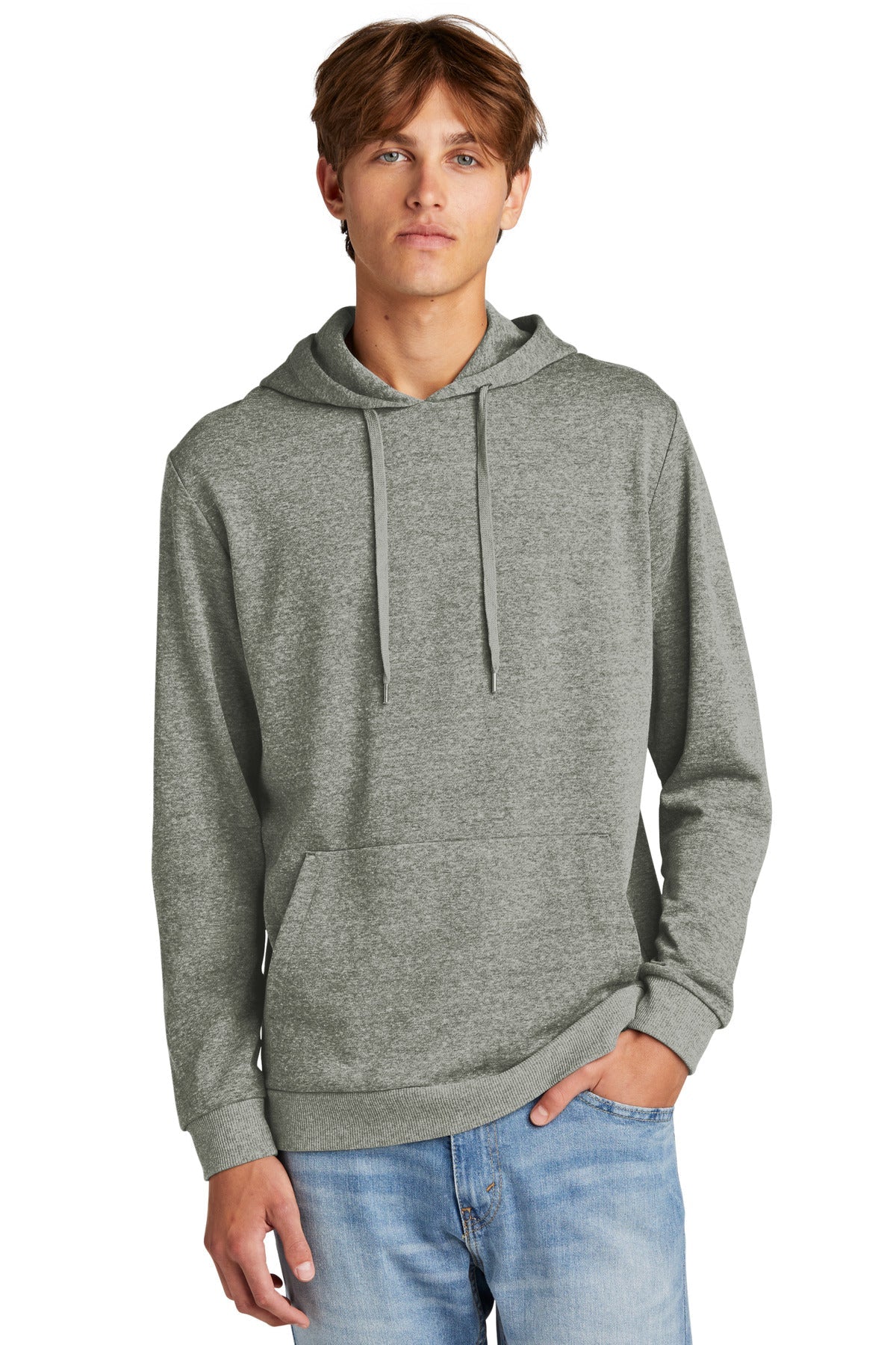 District® Perfect Tri® Fleece Pullover Hoodie DT1300 [Grey Frost] - DFW Impression